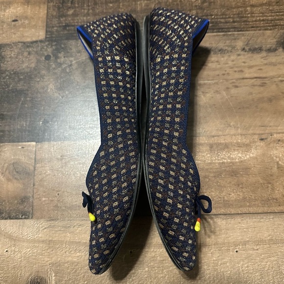 Rothy's The Bow Point Evening Metallic Flat - Picture 5 of 9